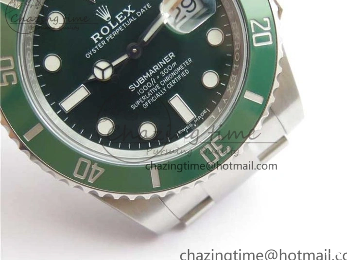 MiroTime 0210 Submariner 116610 LV Green Ceramic ZZF 904L 1:1 Best Edition on SS Bracelet VR3135 V FreshLook 2869